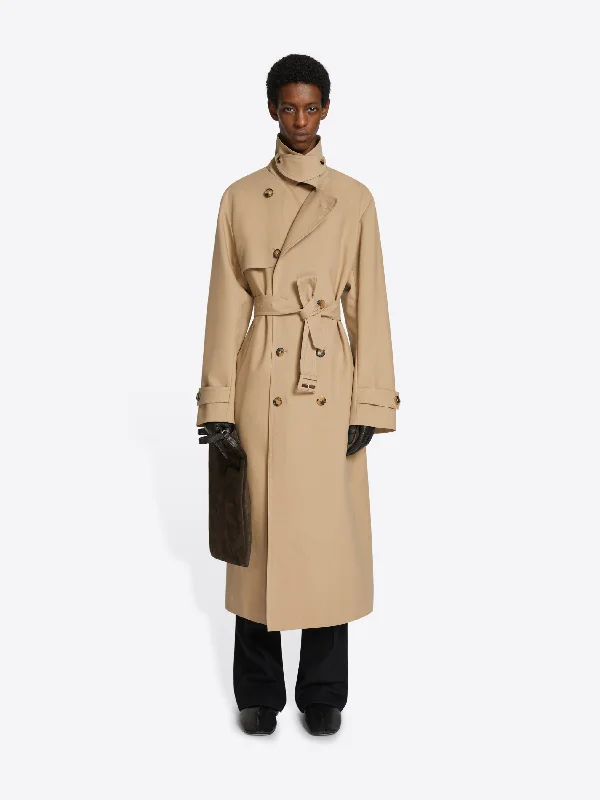 Cotton trench coat