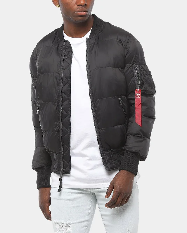 Alpha Industries MA-1 Echo Flight Puffer Jacket Black