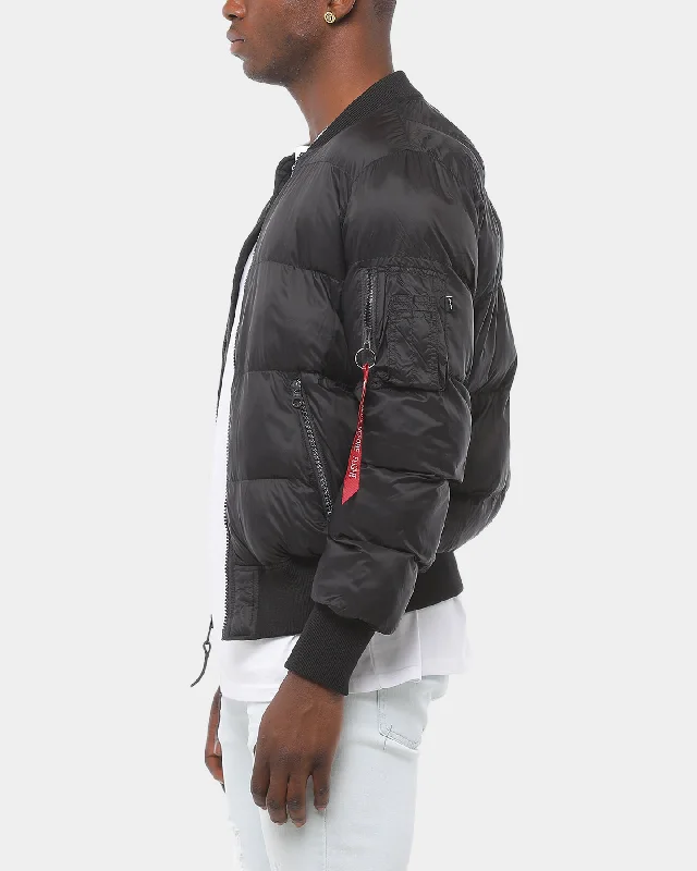 Alpha Industries MA-1 Echo Flight Puffer Jacket Black