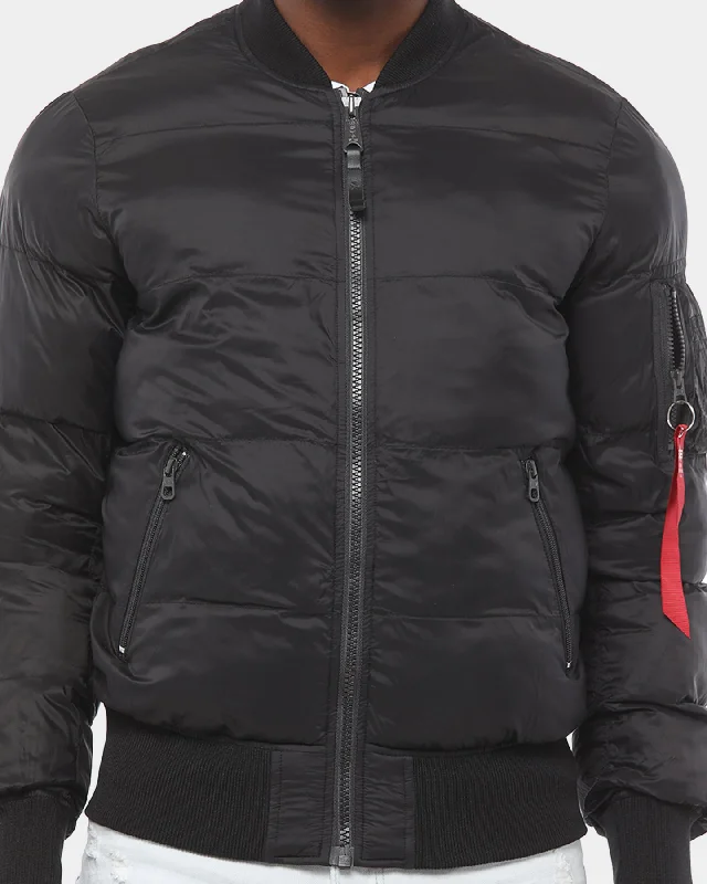 Alpha Industries MA-1 Echo Flight Puffer Jacket Black