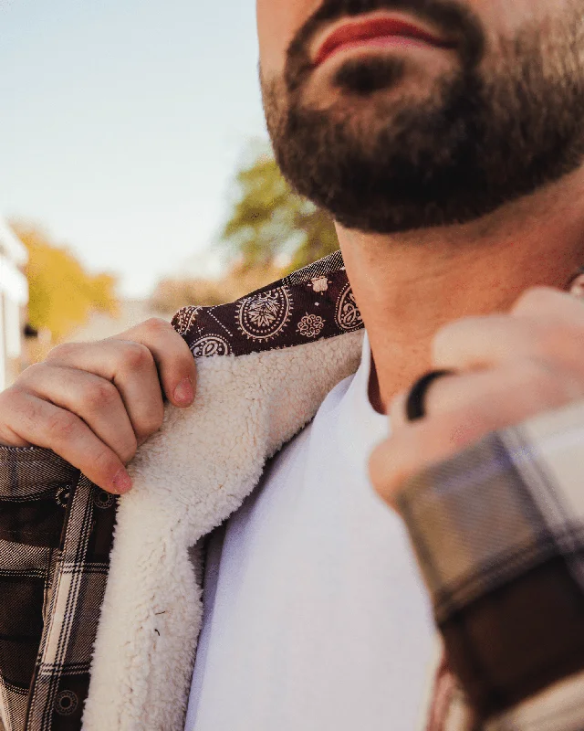 Amarillo Sherpa Lined Flannel Jacket