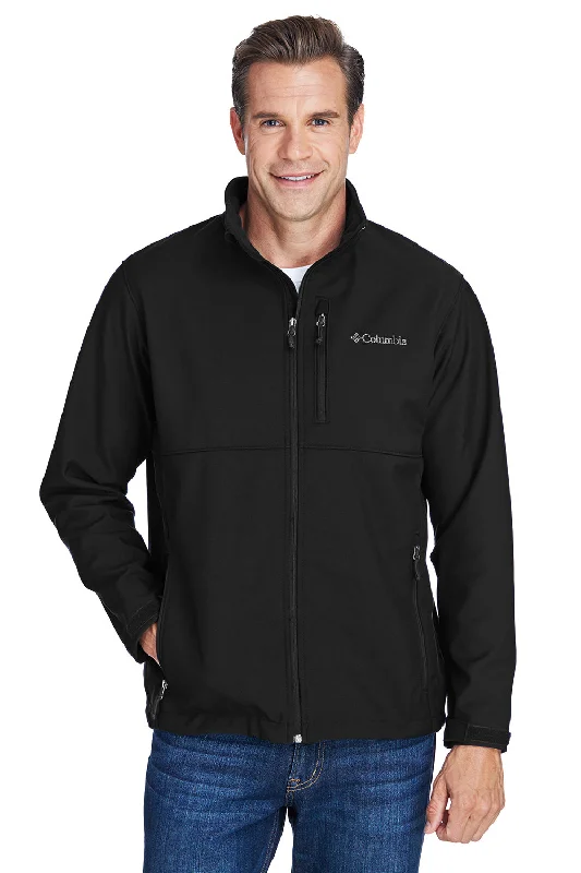 Columbia Mens Ascender Wind & Water Resistant Full Zip Jacket - Black