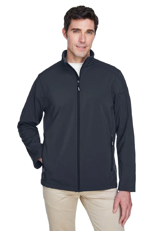 Core 365 Mens Cruise Water Resistant Full Zip Jacket - Carbon Grey