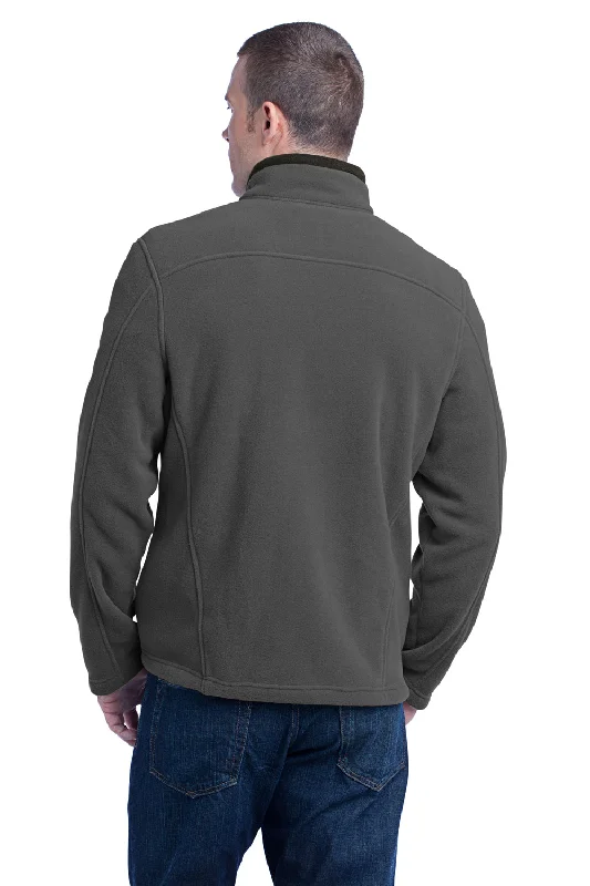 Eddie Bauer Mens Full Zip Fleece Jacket - Steel Grey