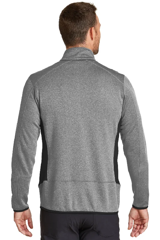 Eddie Bauer Mens Full Zip Fleece Jacket - Heather Grey