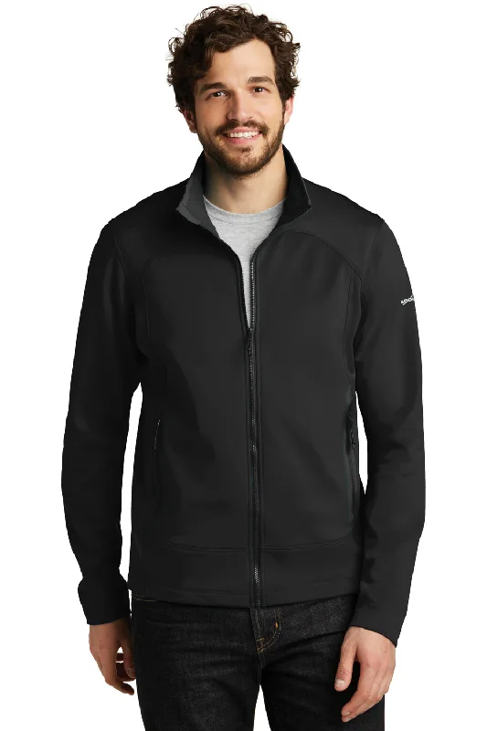 Eddie Bauer Mens Highpoint Pill Resistant Fleece Full Zip Jacket - Black