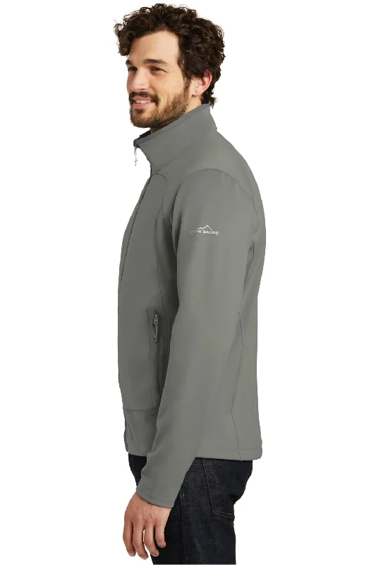 Eddie Bauer Mens Highpoint Pill Resistant Fleece Full Zip Jacket - Metal Grey