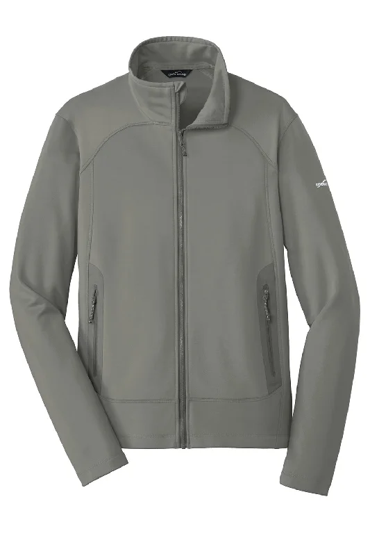 Eddie Bauer Mens Highpoint Pill Resistant Fleece Full Zip Jacket - Metal Grey