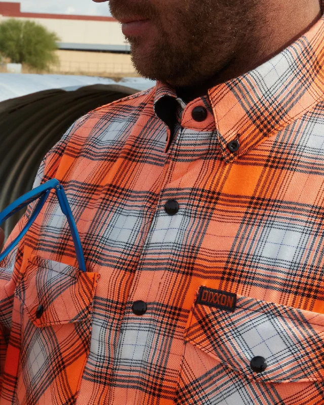 Guardian 2.0 Reversible Flannel Jacket - Orange