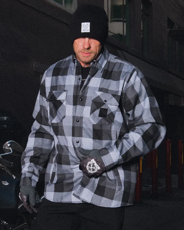 La Muerte Sherpa Lined Flannel Jacket