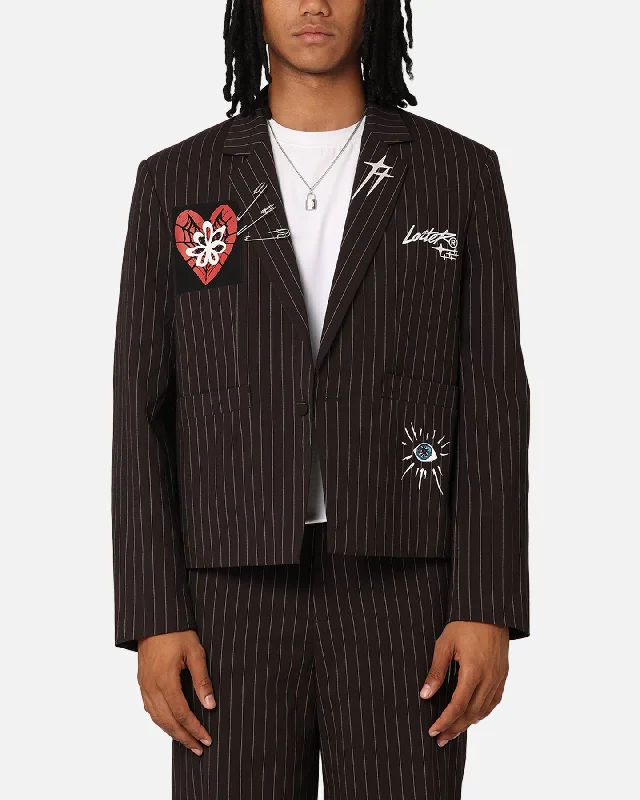 Loiter Heartache Blazer Pinstripe