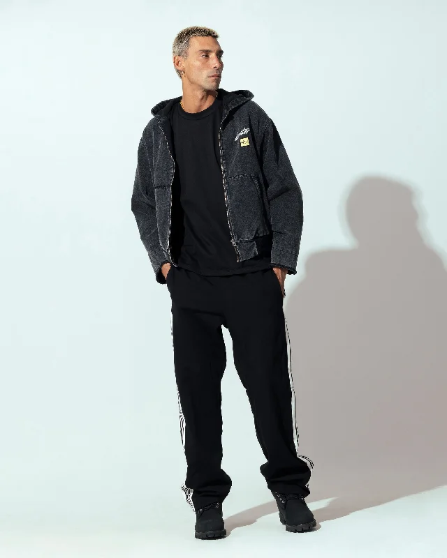 Loiter Workwear Zip Jacket Vintage Black