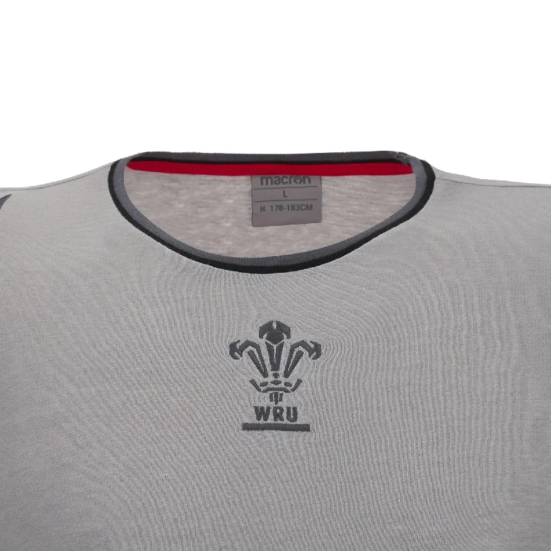 Macron Wales Official WRU 22/23 Mens Travel Leisure Shirt