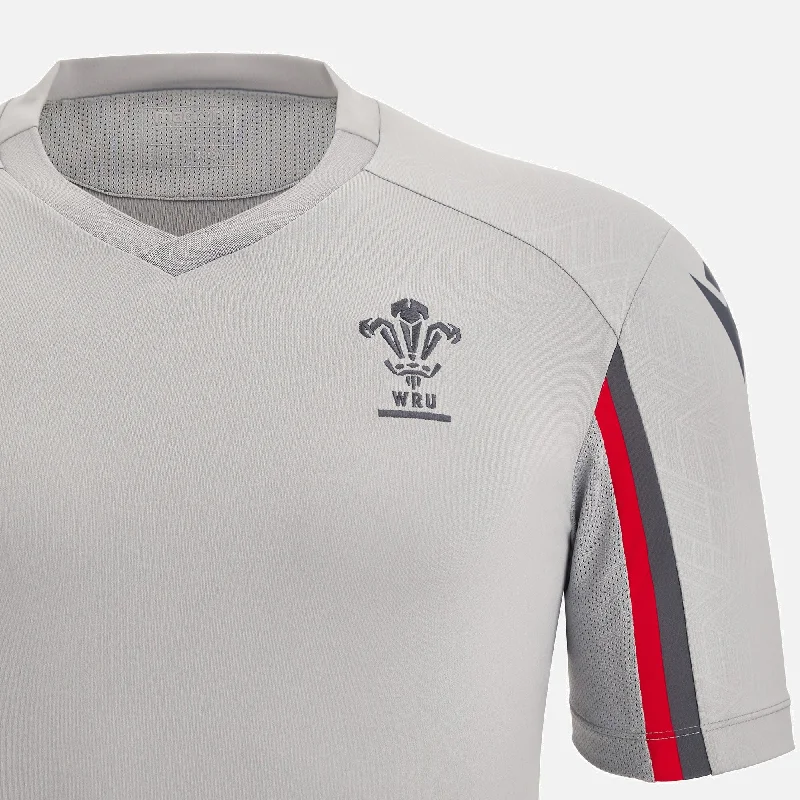 Macron Wales Official WRU Kids Rugby Player Training Shirt