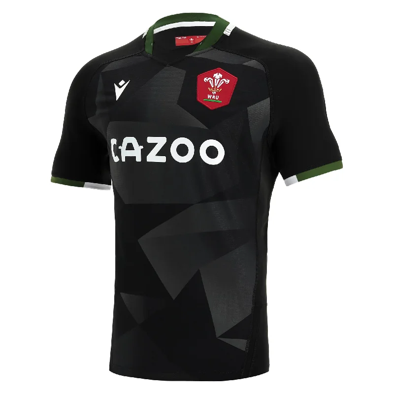 Macron Wales Official WRU Mens Away Rugby Shirt