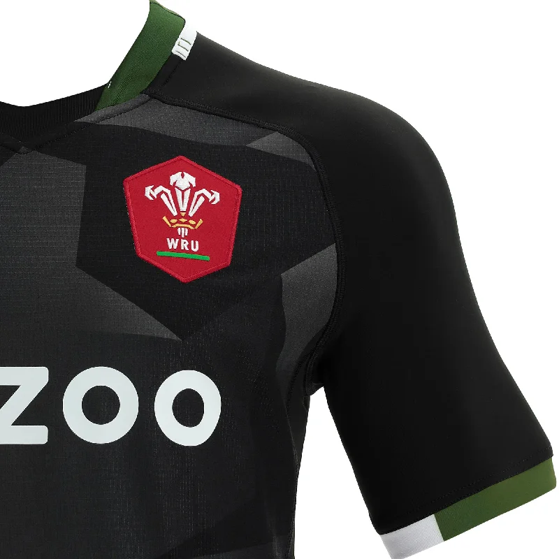 Macron Wales Official WRU Mens Away Rugby Shirt