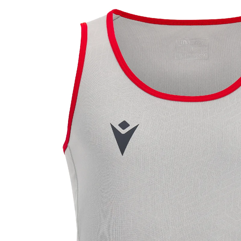 Macron Wales Official WRU Mens Training Poly Dry Singlet