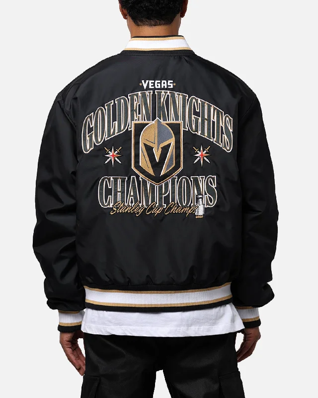 Majestic Athletics Vegas Golden Knights Moto Jacket Faded Black