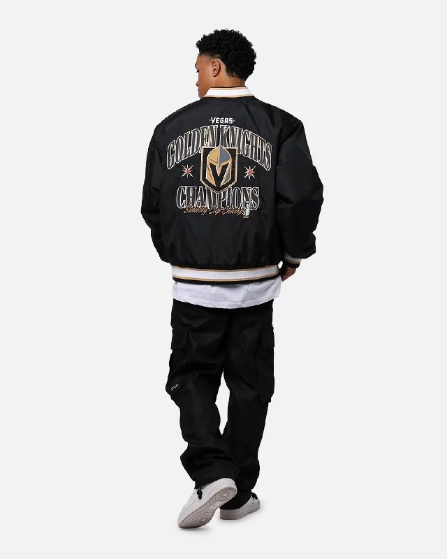 Majestic Athletics Vegas Golden Knights Moto Jacket Faded Black