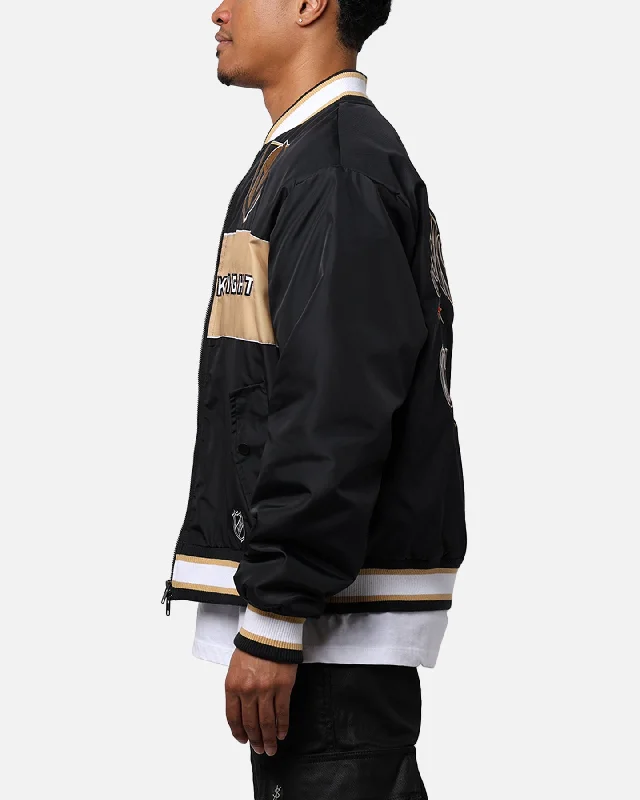 Majestic Athletics Vegas Golden Knights Moto Jacket Faded Black