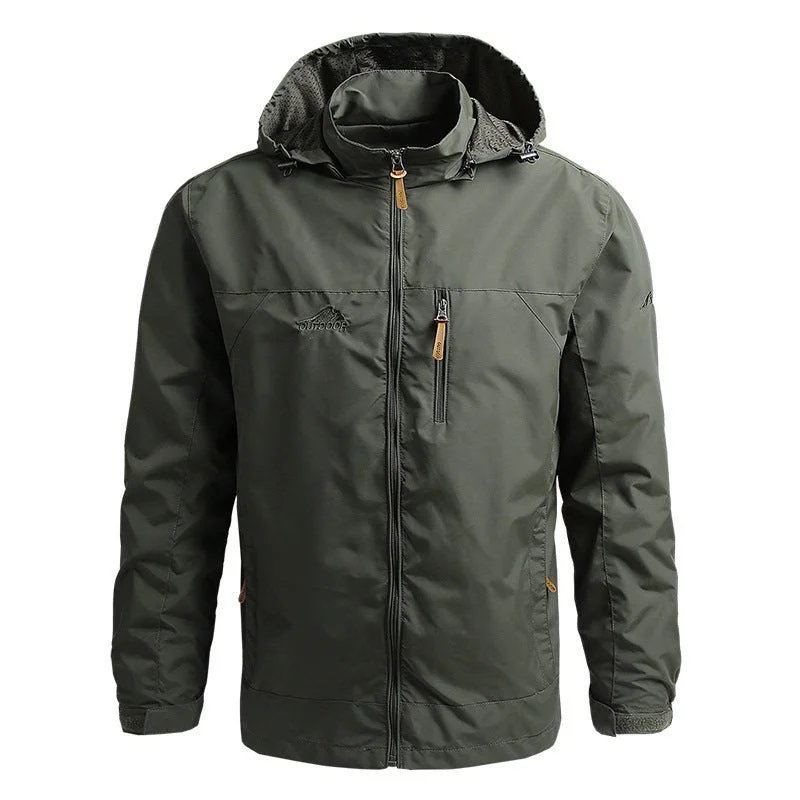 Men's Thin Outdoor Hooded Jacket