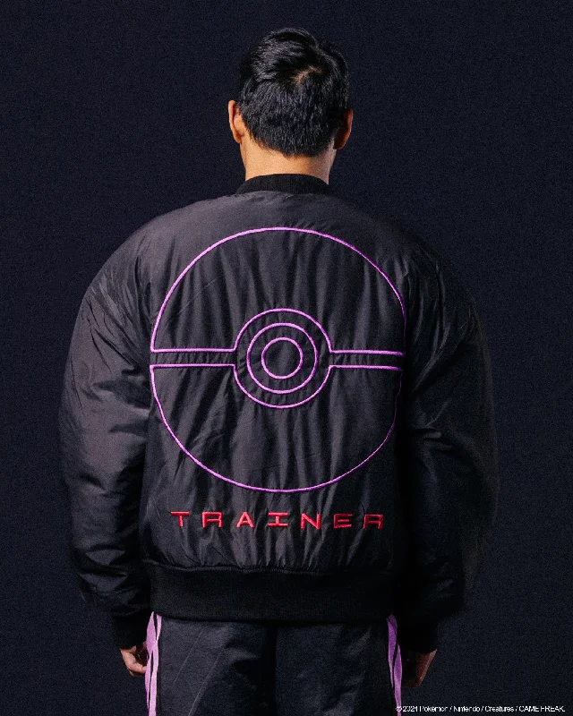 Pokémon By Loiter Master Ball Bomber Jacket Black