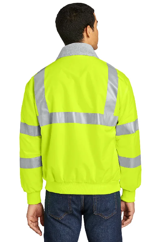 Port Authority Mens Challenger Wind & Water Resistant Full Zip Jacket - Safety Yellow