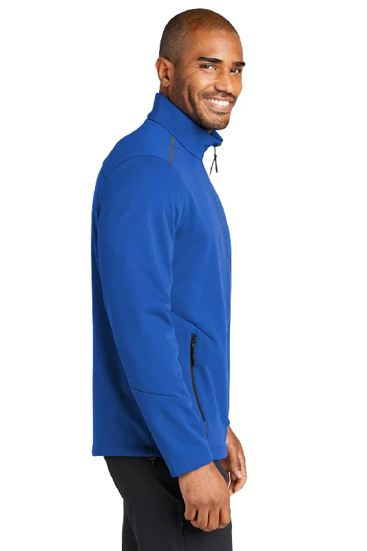 Port Authority Mens Collective Tech Waterproof Full Zip Soft Shell Jacket - True Royal Blue