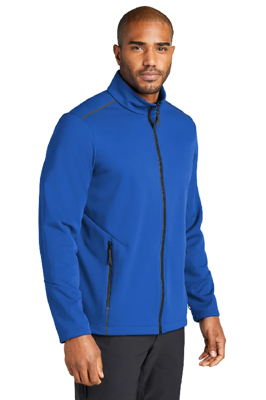 Port Authority Mens Collective Tech Waterproof Full Zip Soft Shell Jacket - True Royal Blue