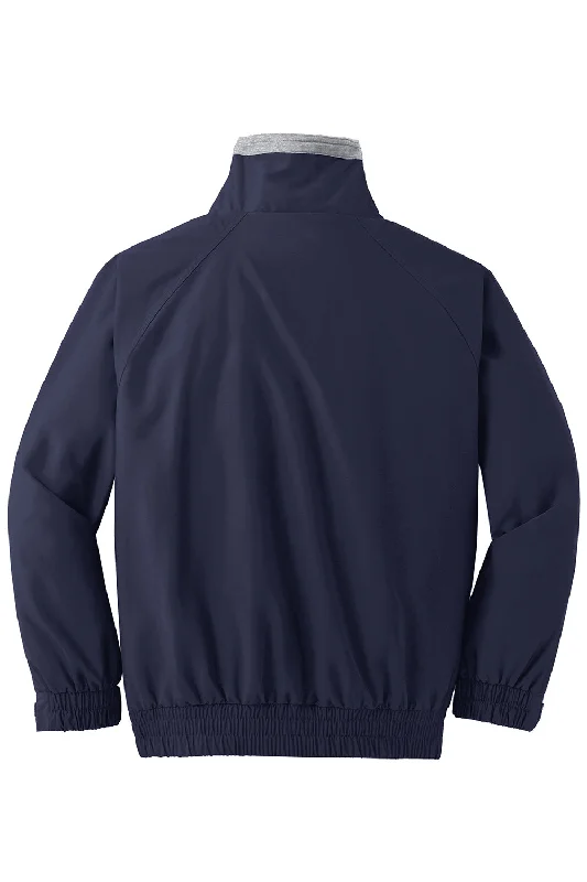 Port Authority Mens Competitor Wind & Water Resistant Full Zip Jacket - True Navy Blue