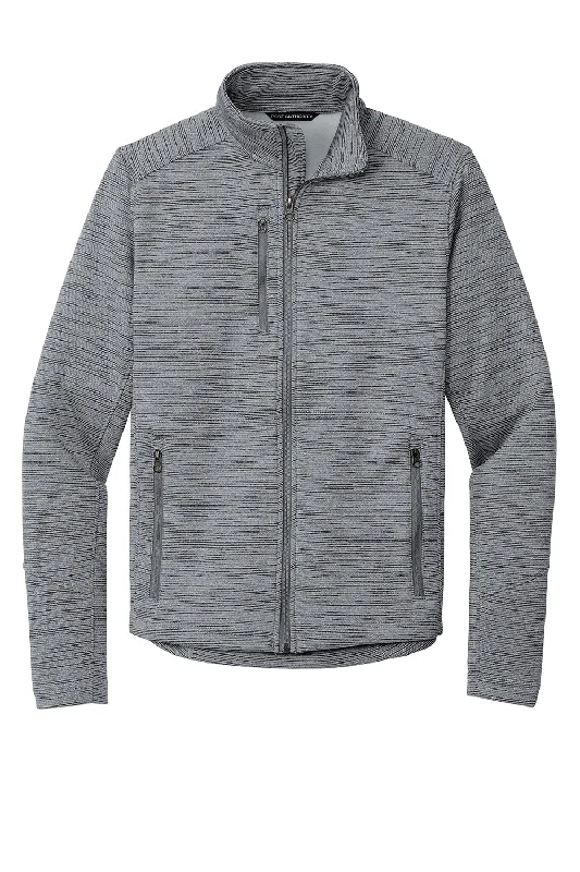 Port Authority Mens Full Zip Fleece Jacket - Grey