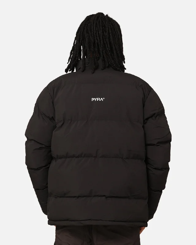 Pyra Sherpa Puffa Jacket Black