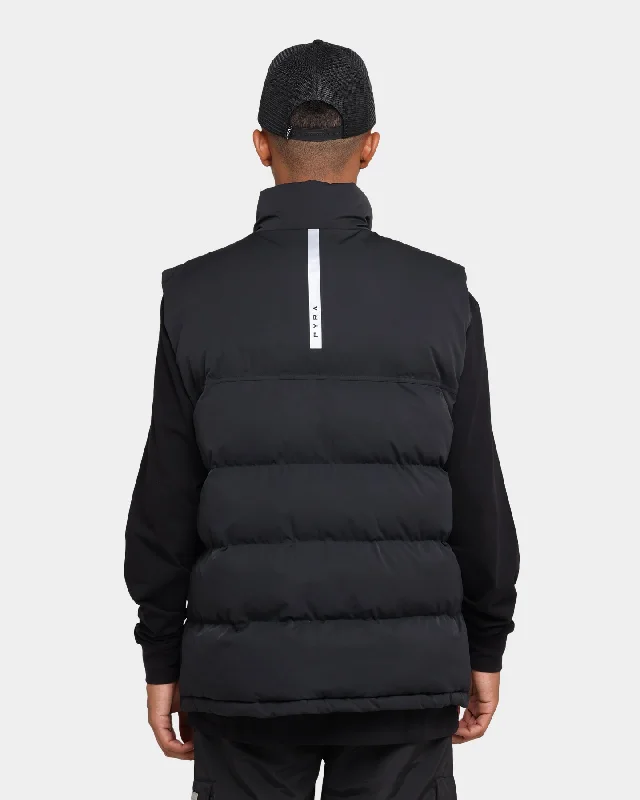 PYRA Sleveless Puffa Vest Black