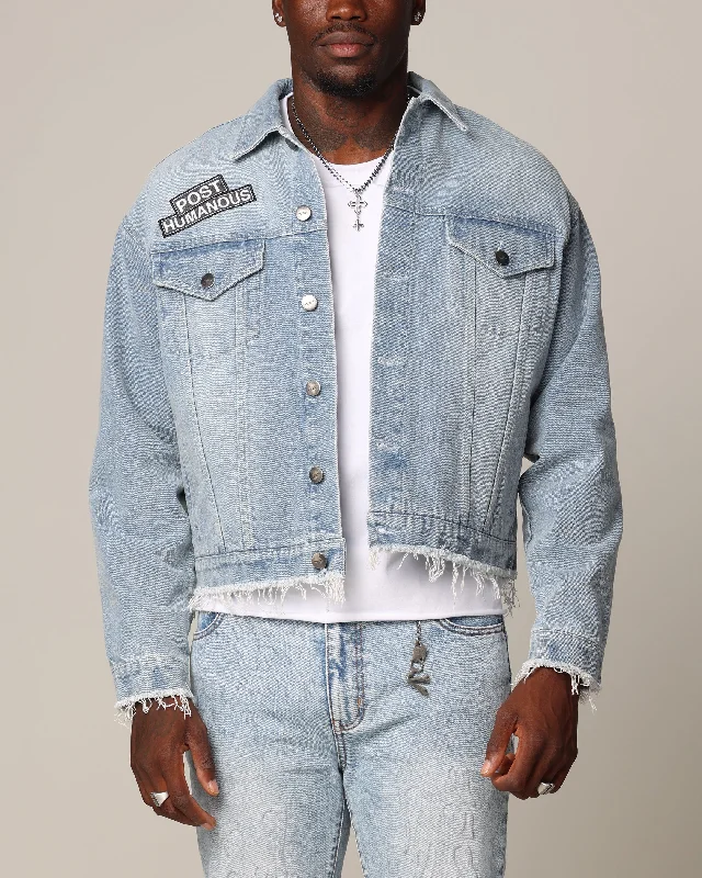 Saint Morta Post Humanous Denim Jacket Blue Wash