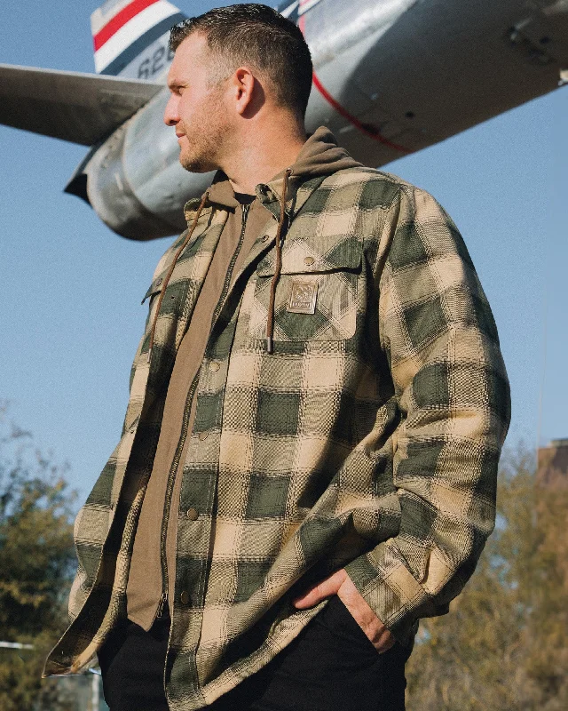 Squadron Hooded Flannel Jacket