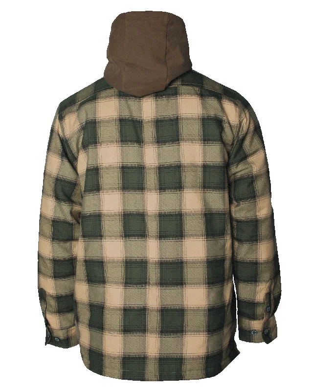 Squadron Hooded Flannel Jacket