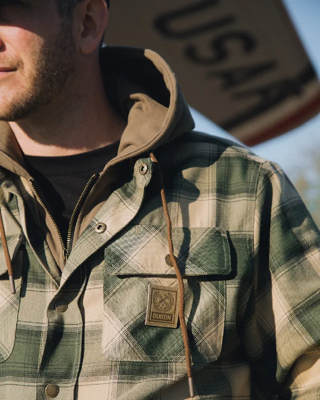 Squadron Hooded Flannel Jacket