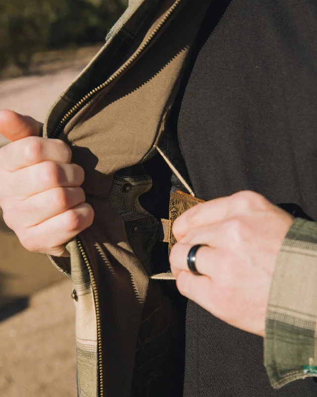 Squadron Hooded Flannel Jacket