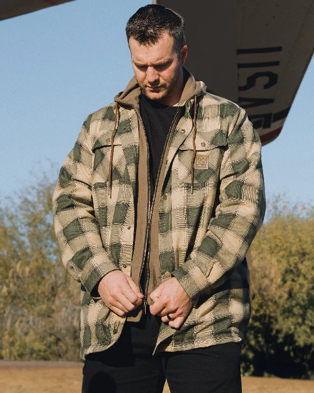 Squadron Hooded Flannel Jacket