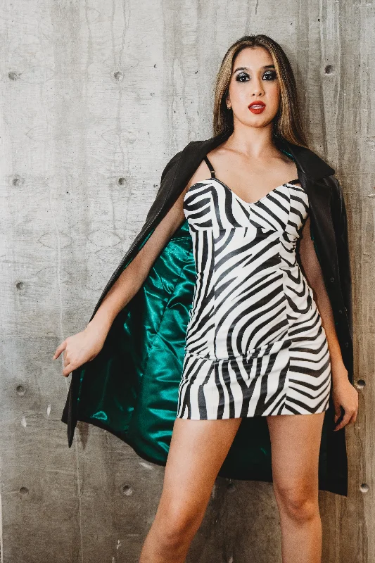 Tiger Print Mini Dress