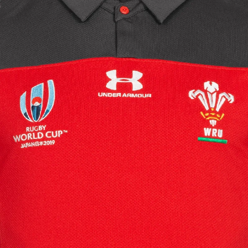 Under Armour RWC 2019 WRU Wales Player Issue Polo