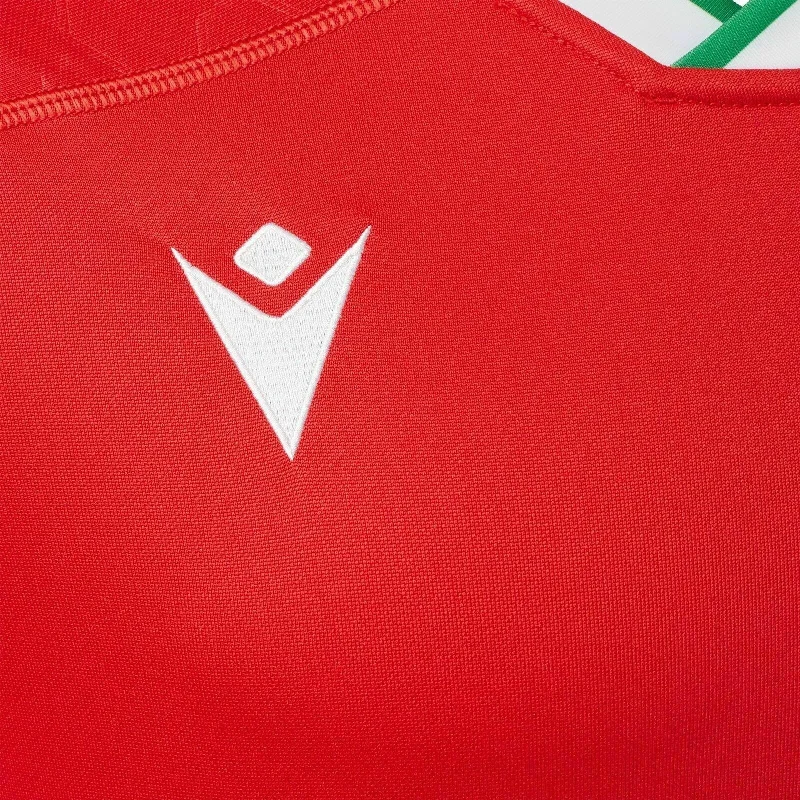 Macron WRU Wales Home Rugby Shirt Adults