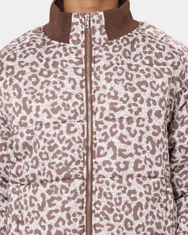 XXIII Leopard Print Puffer Jacket Leopard