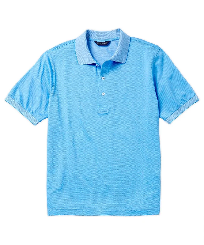 Twill Knit Jersey Polo Shirt