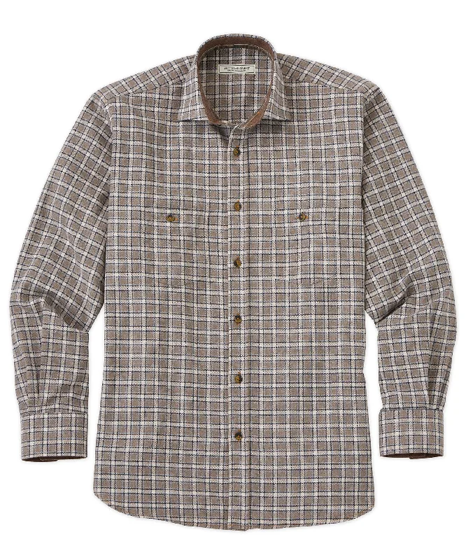 Check Pattern Long Sleeve Sport Shirt