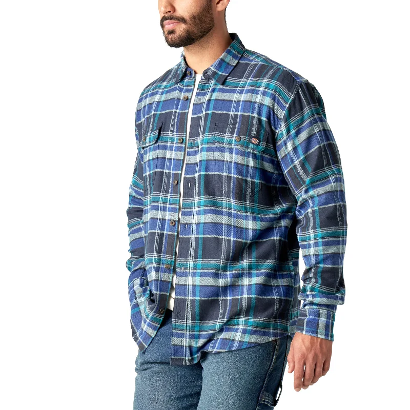 Dickies Men's Flex Long Sleeve Flannel Shirt