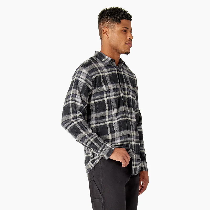 Dickies Men's Flex Long Sleeve Flannel Shirt