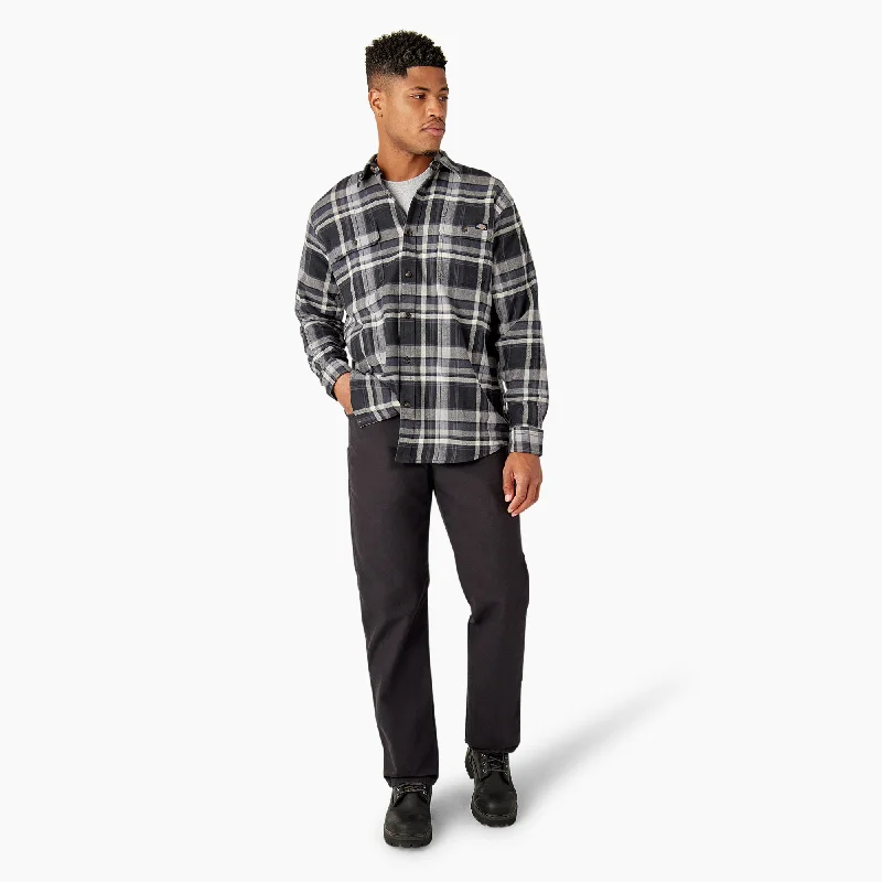 Dickies Men's Flex Long Sleeve Flannel Shirt