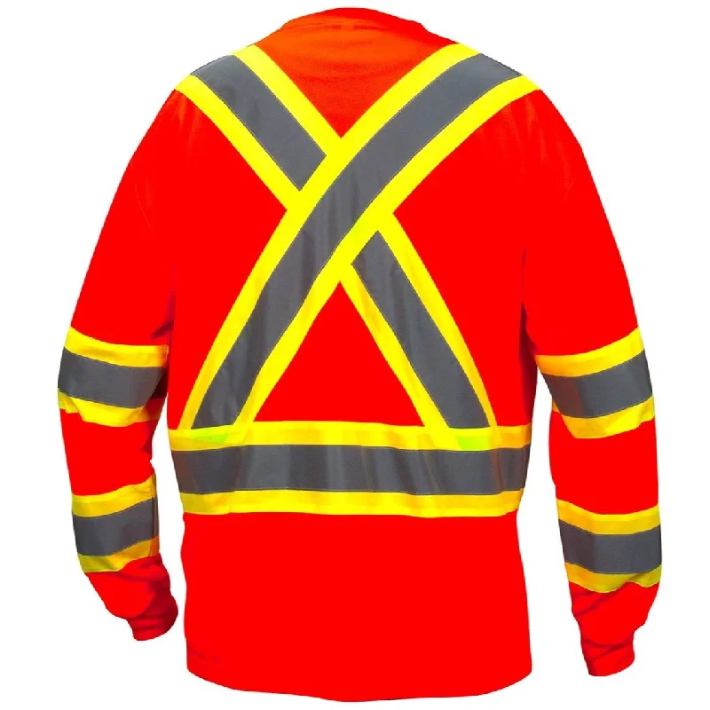 Pyramex Men's Hi-Vis Long Sleeve Shirt