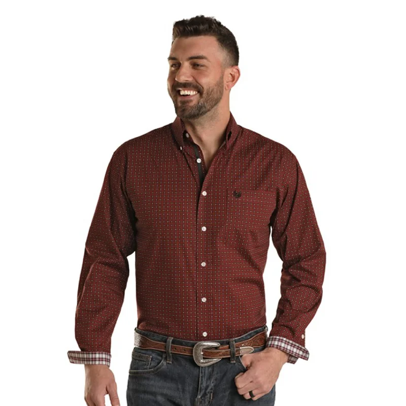 Panhandle Slim Men's Burgundy Shirt